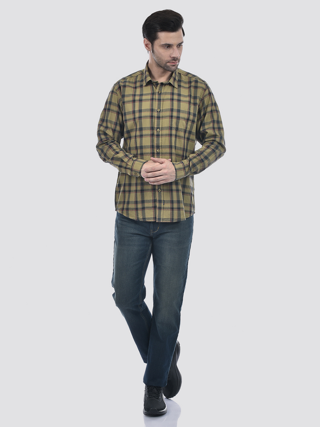 Numero Uno Men Solid Blue Jeans